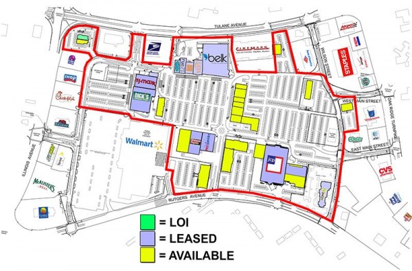 A detailed map provided by RealtyLink shows what Main Street Oak Ridge is expected to look like once it's finished.
