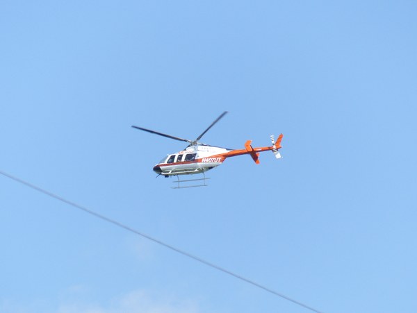 Two medical helicopters responded to a crash on South Illinois Avenue near the University of Tennessee Arboretum on Friday afternoon, May 26, 2017. The first helicopter, a UT Lifestar helicopter, left the crash with a patient at about 3:20 p.m. (Photo by John Huotari/Oak Ridge Today)