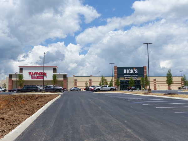 The new Dick's Sporting Goods at Main Street Oak Ridge is next to the new T.J. Maxx. (Photo by John Huotari/Oak Ridge Today)