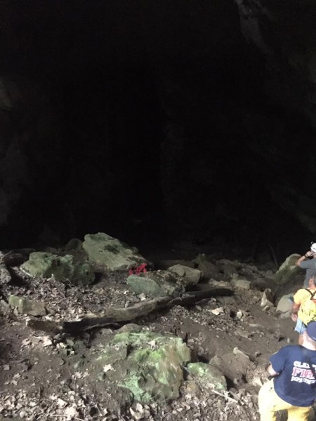 A teenager was rescued from a cave in Claxton on Thursday, July 27, 2017, and he was taken to a hospital to be evaluated for back and ankle pain, authorities said. (Photo by Anderson County Volunteer Rescue Squad)