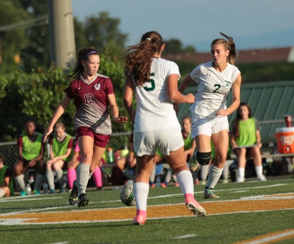 The Oak Ridge girls soccer team played at Knoxville Catholic on Tuesday, Aug. 15, 2017. (Photo by Luther Simmons)