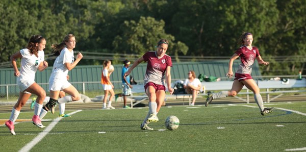 The Oak Ridge girls soccer team played at Knoxville Catholic on Tuesday, Aug. 15, 2017. (Photo by Luther Simmons)