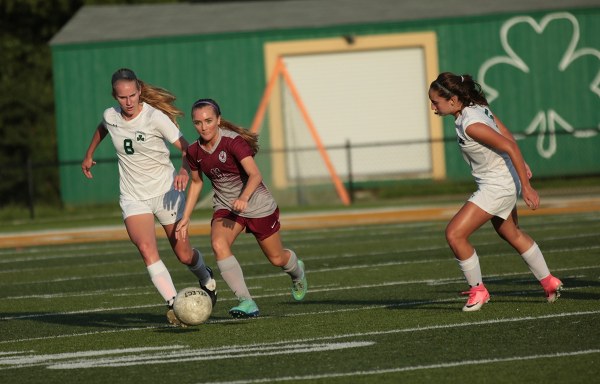 The Oak Ridge girls soccer team played at Knoxville Catholic on Tuesday, Aug. 15, 2017. (Photo by Luther Simmons)