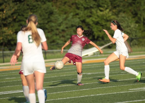 The Oak Ridge girls soccer team played at Knoxville Catholic on Tuesday, Aug. 15, 2017. (Photo by Luther Simmons)