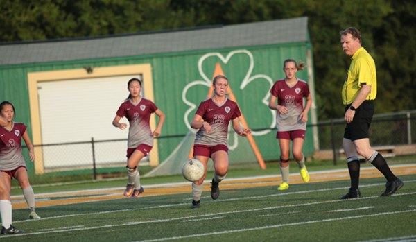 The Oak Ridge girls soccer team played at Knoxville Catholic on Tuesday, Aug. 15, 2017. (Photo by Luther Simmons)
