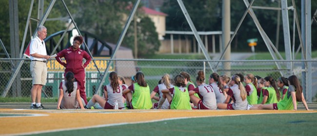The Oak Ridge girls soccer team played at Knoxville Catholic on Tuesday, Aug. 15, 2017. (Photo by Luther Simmons)