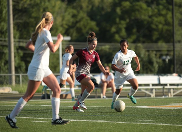 The Oak Ridge girls soccer team played at Knoxville Catholic on Tuesday, Aug. 15, 2017. (Photo by Luther Simmons)