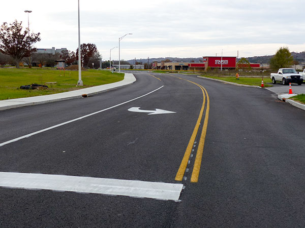 Wilson Street is pictured above at Main Street Oak Ridge on Sunday, Nov. 12, 2017. (Photo by John Huotari/Oak Ridge Today)