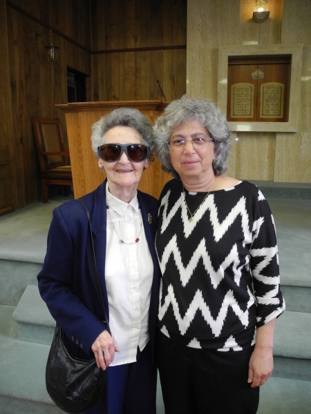 Mira Kimmelman and Ronnie Bogard at Holocaust Program (Submitte photo)