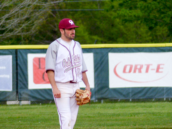 Oak Ridge senior Ian Campbell (24) plays third base during a 9-1 win over Campbell County at Bobby Hopkins Park in Oak Ridge on Tuesday, April 24, 2018. (Photo by John Huotari/Oak Ridge Today)