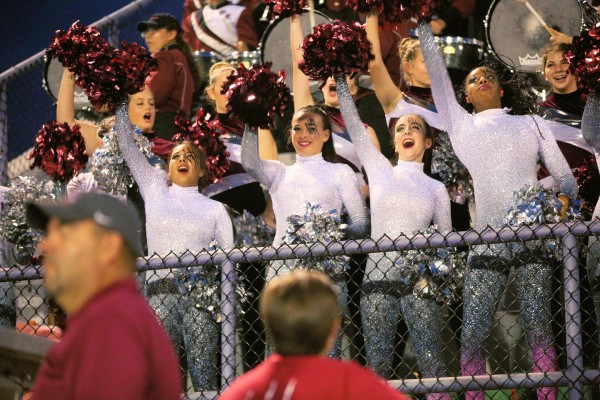 The Oak Ridge Wild Band and Color Guard are pictured above during a 41-13 win at Sevier County on Friday, Sept. 21, 2018. (Photo by Luther Simmons)