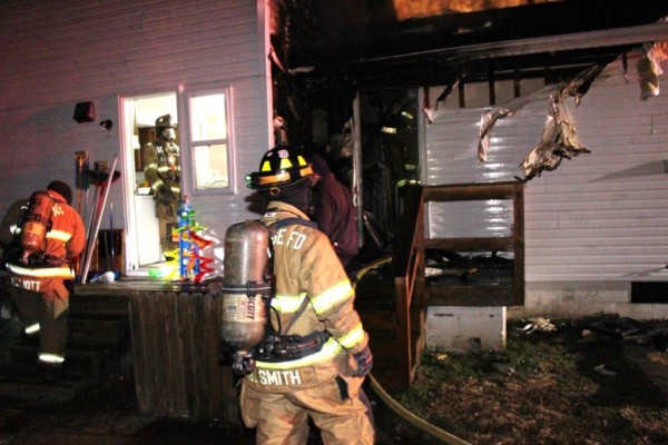 No injuries were reported and a dog was rescued from a fire in an apartment building on Florida Avenue in late January, firefighters said. (Photo by Tom Scott)