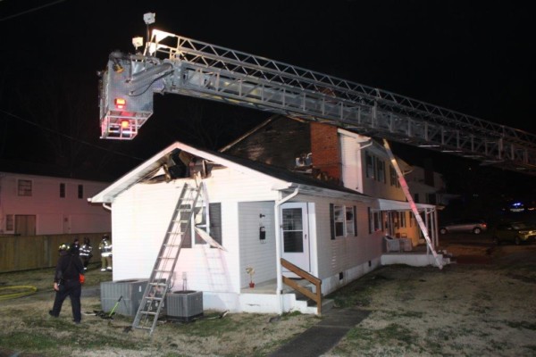 No injuries were reported and a dog was rescued from a fire in an apartment building on Florida Avenue in late January, firefighters said. (Photo by Tom Scott)