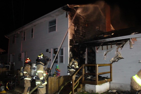 No injuries were reported and a dog was rescued from a fire in an apartment building on Florida Avenue in late January, firefighters said. (Photo by Tom Scott)