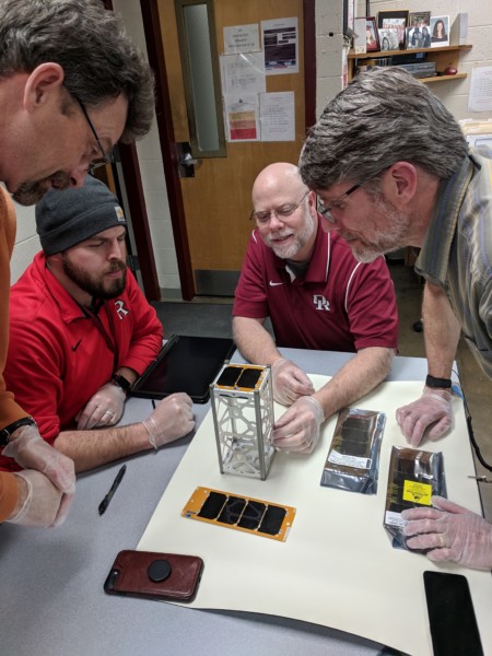 Robertsville Middle School RamSat CubeSat Ed Dumas Eli Manning Todd Livesay Peter Thornton