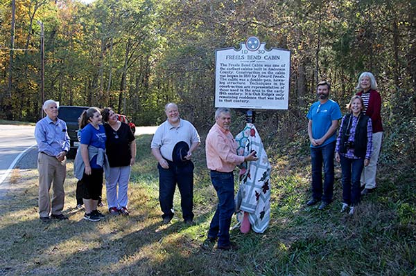 Freels-Bend-Cabin-Historical-Marker-Sign-Unveiling-Oct-20-2019